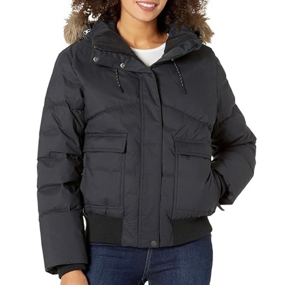 prAna Women's Kromata Down-Filled Bomber Jacket, Black - Picture 9 of 9